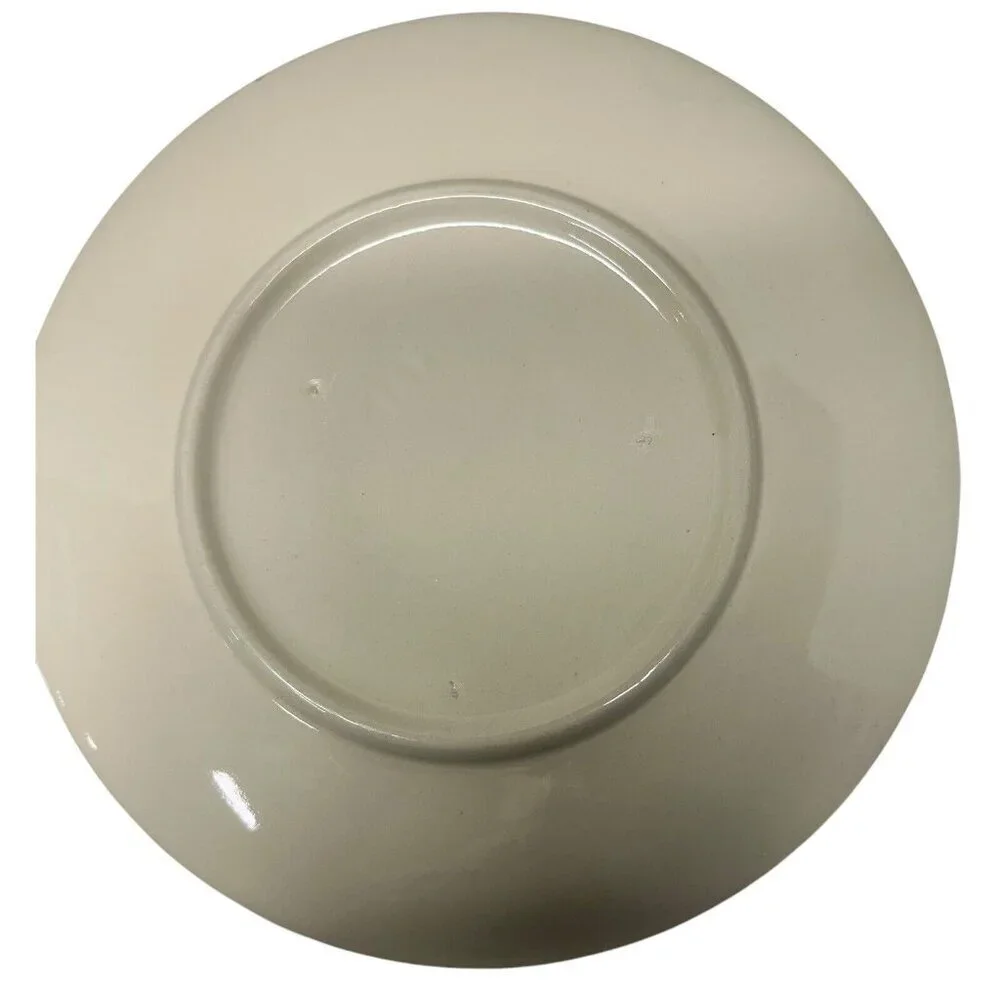 Vintage Purinton Slip Ware Apple Print Serving Plate Platter (12 Inch)